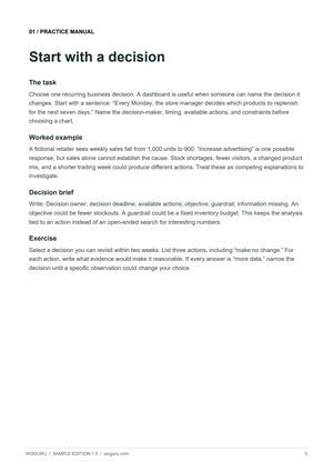 Page 3 of Better Business Decisions with Data