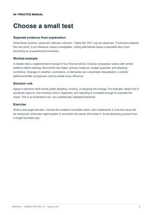 Page 6 of Better Business Decisions with Data