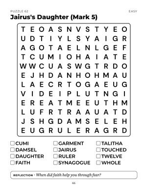 Page 66 of Jumbo Print Bible Word Search for Seniors