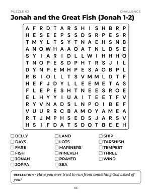Page 66 of Large Print Bible Word Search for Seniors