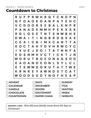 Page 5 of Large Print Christmas Puzzle Book for Seniors