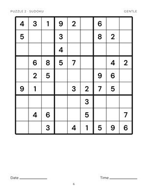 Page 6 of Large Print Christmas Puzzle Book for Seniors