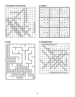 Page 81 of Large Print Christmas Puzzle Book for Seniors