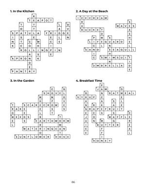 Page 86 of Large Print Easy Crosswords for Seniors