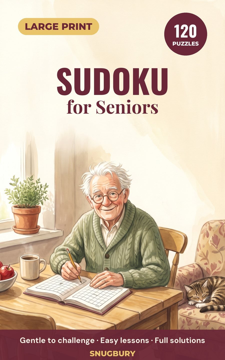 Cover of Large Print Sudoku for Seniors