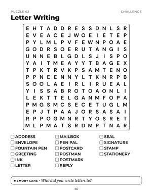 Page 66 of Large Print Winter Word Search for Seniors
