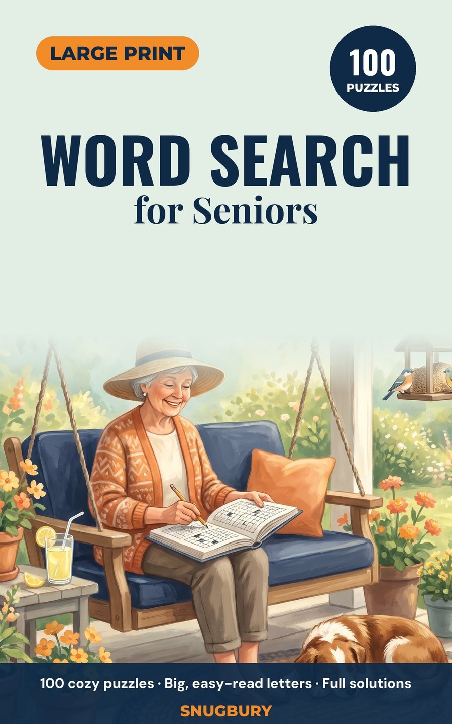 Cover of Large Print Word Search for Seniors