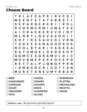 Page 66 of Large Print Word Search for Seniors