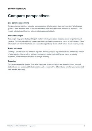 Page 6 of Questioning Ideas Fairly