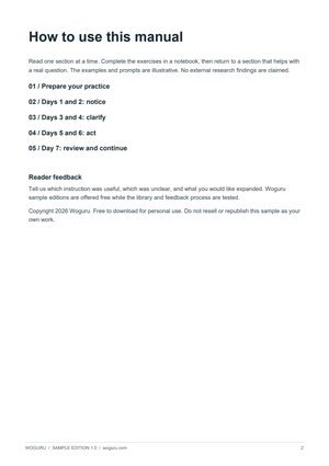 Page 2 of A Seven-Day Reflection Practice