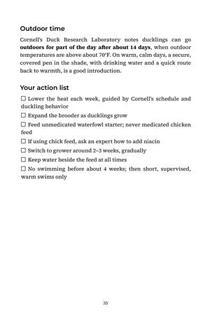 Page 35 of The Backyard Duck Timeline