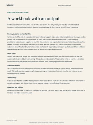 Page 2 of The Decision-Ready Dashboard