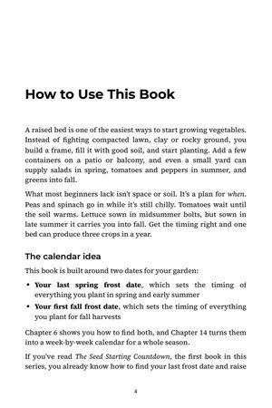 Page 4 of The Raised Bed Calendar